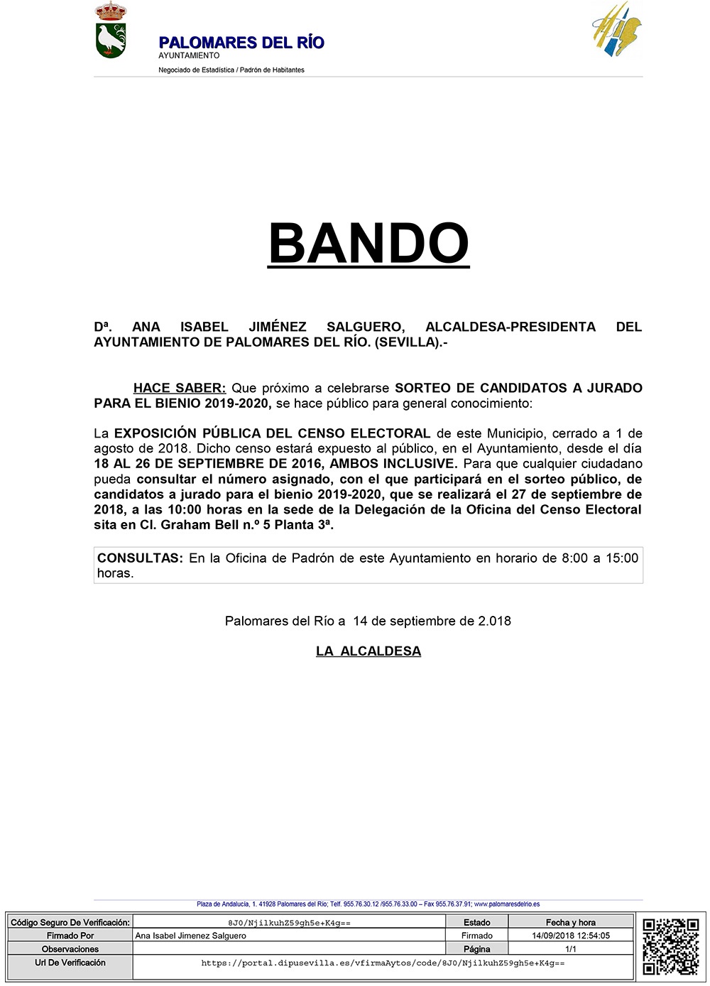 001 Bando exposicion Censo