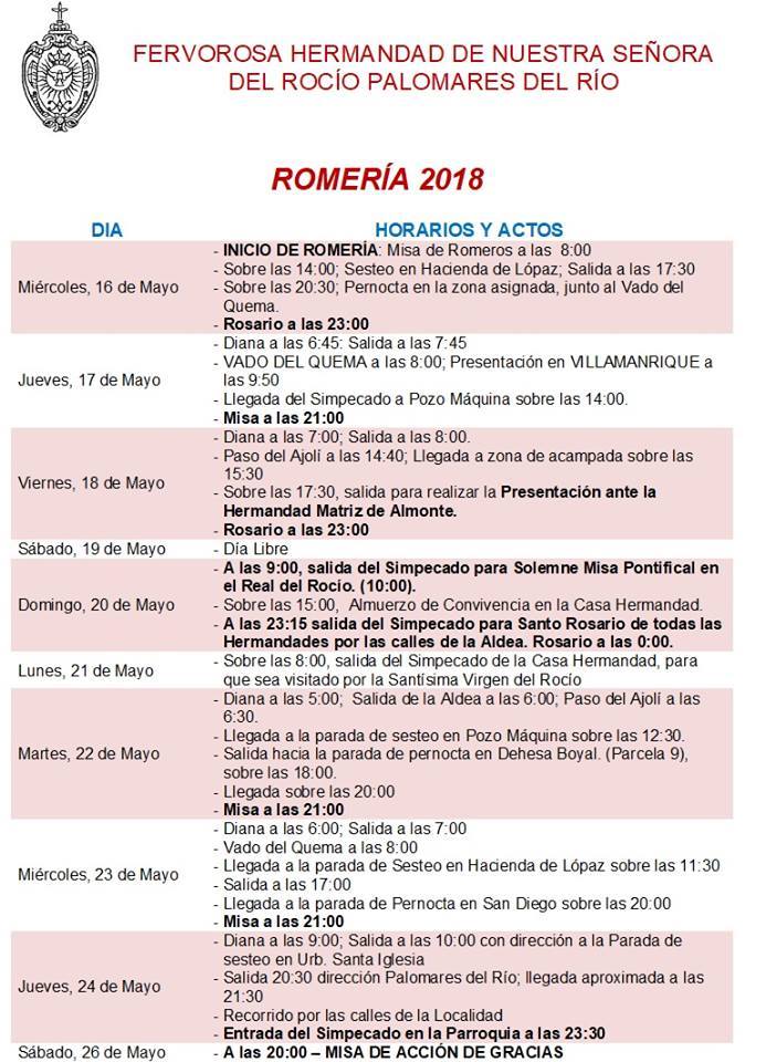 SALIDA HDAD. DEL ROCÍO